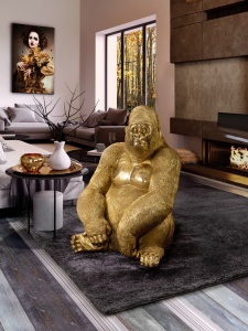 STATUETA DECORATIVA KONG 957649, MARE, AURIU, DIN POLIRESINA, STIL MODERN, SCHULLER