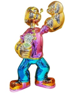 STATUETA DECORATIVA POPEYE 185 CM, MULTICOLORA, STIL MODERN, B2 - Img 3