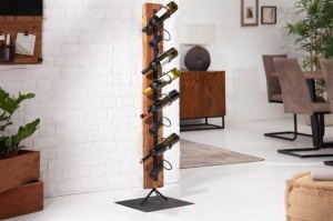 SUPORT DE STICLE EUPHORIA 140CM, COD 37630, DIN LEMN MASIV DE TEC SI METAL - Img 1