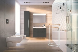 SUPORT TOALETA METAL SI BAMBUS 390709 DESIGN MODERN CALITATE SUPERIOARA