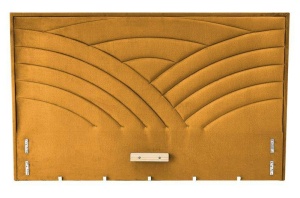 TABLIE PAT, MODULO W3 160, GALBEN MUSTAR, MONOLIT 48, TAPITATA IN CATIFEA - Img 2