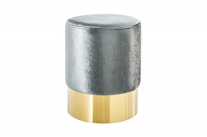 TABURET BAROCK 38577 GRI/AURIU DESIGN MODERN - Img 5