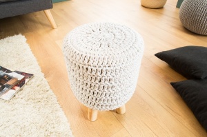 TABURET LEEDS ALB 38681 DESIGN RETRO/SCANDINAV - Img 2