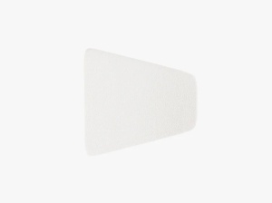 TABURET MILEY, ALB, CU TAPITERIE DIN TEXTIL BOUCLE BALOO, MICADONI - Img 4