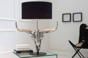 VEIOZA EL TORO ARGINTIU/NEGRU DIN TEXTIL SI METAL COD 38321