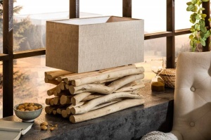 VEIOZA EUPHORIA II BEJ/NATURAL DIN TEXTIL SI LEMN COD 39247 - Img 3