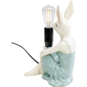 VEIOZA GIRL RABBIT 21 CM, CONFECTIONATA DIN RASINA, STIL MODERN - Img 3