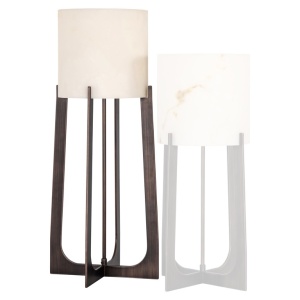 VEIOZA LOURA MARE BRONZ, LB-0191, CONFECTIONATA DIN METAL SI MARMURA ARTIFICIALA, STIL MODERN - Img 3