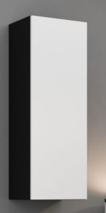 VITRINA LIVING VIGO 90 NEGRU/ALB DESIGN MODERN CM