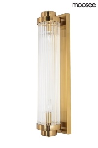 APLICA COLUMN 60 GOLD, CONFECTIONATA DIN OTEL INOXIDABIL SI STICLA, STIL MODERN - Img 3