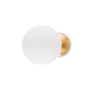 APLICA ECLISSI AP SMALL, ALB/AURIU, DIN METAL, STIL MODERN