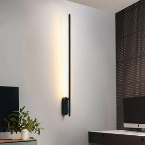 APLICA LED WALL LAMP APP584-1W, 12W, 92 cm, NEGRU, DIN METAL DE INALTA CALITATE, STIL MODERN, TU - Img 7