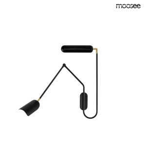 APLICA ROTATIVA TENTA NEAGRA, CONFECTIONATA DIN METAL, STIL MODERN - Img 3