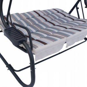 BALANSOAR DE GRADINA 3 PERSOANE, METAL SI POLIESTER, ARTIM GROUP SELECTION - Img 3