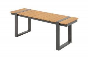 BANCUTA DE GRADINA ,TAMPA LOUNGE 123CM, COD 40932, PLASTIC SI BAZA DE METAL - Img 5