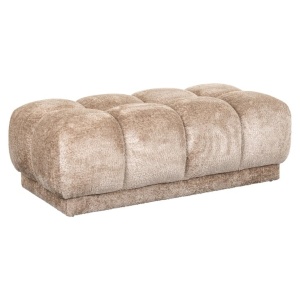 BANCUTA NOAH SHEEP NATURE 01, S4757, CONFECTIONAT DIN PLACAJ, SPUMA, LEMN SI 100% POLIESTER, STIL MODERN