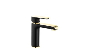 BATERIE LAVOAR REA BLOOM, LOW, NEGRU/AURIU, DIN ALAMA, CALITATE SUPERIOARA