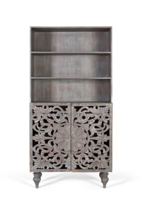 BIBLIOTECA/ORGANIZATOR, 1927, DIN LEMN DE MANGO, SCULPTATE MANUAL, ARTIM GROUP SELECTION