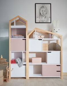 BIBLIOTECA PENTRU CAMERA COPII MANHATTAN PHOEBE STIL SCANDINAV BA