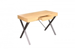 BIROU 110CM, STUDIO, COD 40624, DIN METAL SI MDF, CULOAREA STEJARULUI - Img 3