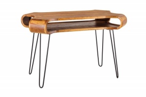 BIROU/CONSOLA, ORGANIC 120CM, DIN LEMN, DESIGN INDUSTRIAL, COD 43074 - Img 5