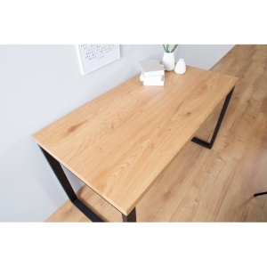 BIROU DESIGN VINTAGE/INDUSTRIAL 120CM, BLACK DESK, COD 38428 - Img 2