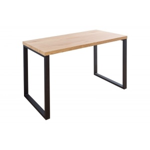 BIROU DESIGN VINTAGE/INDUSTRIAL 120CM, BLACK DESK, COD 38428 - Img 4
