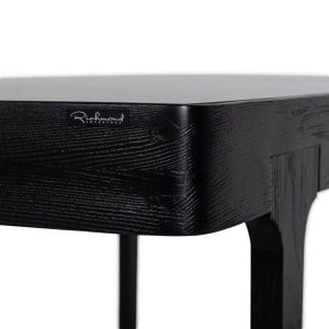 BIROU MONFORT, TRANSPARENT/NEGRU, 130 CM, DIN FURNIR DE FRASIN SI STICLA SECURIZATA, STIL MODERN, B2 - Img 5