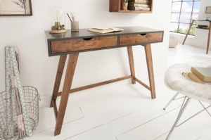 BIROU SCANDINAVIA, COD 38814, GRI STIL VINTAGE, CU BLAT DIN MDF