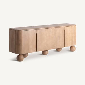 BUFET EXCLUSIVIST BOCKSBERG 211CM, LEMN DE MANGO SCULPTAT, STIL CONTEMPORAN, VICAL HOME