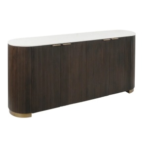 BUFET MAYFIELD CU 4 USI, MARO, 7779, CONFECTIONAT DIN LEMN DE MANGO, MARMURA SI METAL, RICHMOND INTERIORS