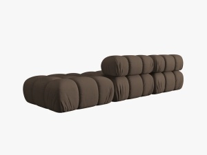 CANAPEA/COLTAR MODULAR BELLIS DREAPTA, 3 LOCURI, 282 CM, MARO 40, TAPITERIE DIN CATIFEA 3D, DESIGN DEOSEBIT - Img 3
