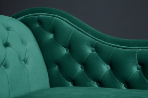 CANAPEA DE COLT/DIVAN CHESTERFIELD 170CM, VERDE SMARALD, ARTIM GROUP SELECTION - Img 4