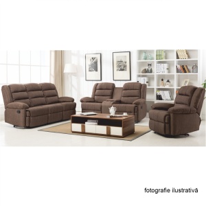CANAPEA FABRON NEW, 3+2+1, MARO, DIN TEXTIL, STIL MODERN, TK