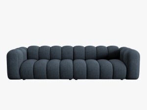 CANAPEA LUPIN, 4 LOCURI, 288 CM, ALBASTRU ROYAL 86, TAPITERIE CHENILLE, DESIGN DEOSEBIT - Img 2