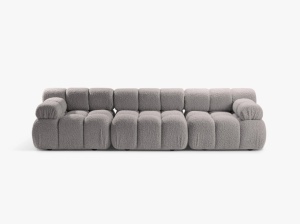 CANAPEA MODULARA BELLIS, 3 LOCURI, 282 CM, TAPITERIE BOUCLE, DIVERSE CULORI, DESIGN DEOSEBIT