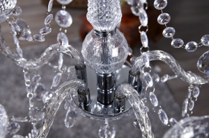 CANDELABRU KARAT 1451, CU 5 BRATE, TRANSPARENT, DESIGN CLASIC - Img 4