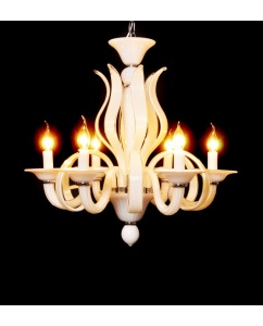 CANDELABRU MODERN MONTANER W6 ALB DESIGN DEOSEBIT - Img 2