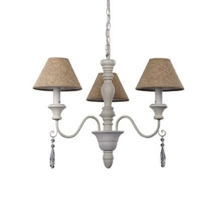CANDELABRU PROVENCE SP3 ALB ANTIC STIL CLASIC IDEAL LUX
