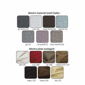 COLTAR BITER U, TIP U, MODEL DREAPTA, NEGRU, DIN PIELE ECOLOGICA, EXTENSIBIL, SPATIU DEPOZITARE, STIL MODERN, TK - Img 2