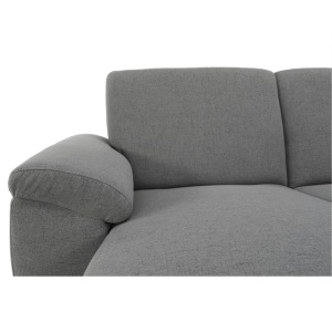 COLTAR BITER U, TIP U, MODEL STANGA, GRI, DIN TEXTIL/STOFA, EXTENSIBIL, SPATIU DEPOZITARE, STIL MODERN, TK - Img 5