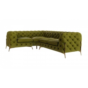 COLTAR, CHELSEA BIS 1+C+2, VERDE APRINS, DIN CATIFEA SI PICIOARE DIN METAL