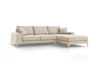 COLTAR ELEGANT DREAPTA 254CM, MADARA 5 LOCURI, DIVERSE CULORI, MATERIAL TEXTIL, ARTIM GROUP COLLECTION