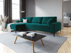 COLTAR ELEGANT STANGA 254CM, MADARA 5 LOCURI, DIVERSE CULORI, MATERIAL CATIFEA, ARTIM GROUP COLLECTION - Img 7
