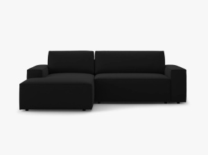 COLTAR EXTENSIBIL JODIE, STANGA, 3 LOCURI, 246 CM, DIVERSE CULORI SI MATERIALE, DESIGN DEOSEBIT - Img 8