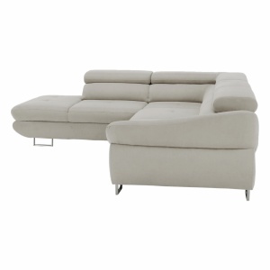 COLTAR FABIA, MODEL STANGA, GREJ TAUPE, DIN TEXTIL/TESATURA, EXTENSIBIL, STIL MODERN, TK - Img 3