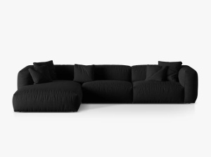 COLTAR MARTINA STANGA, 3 LOCURI, 330 CM, DIVERSE CULORI SI MATERIALE, DESIGN DEOSEBIT