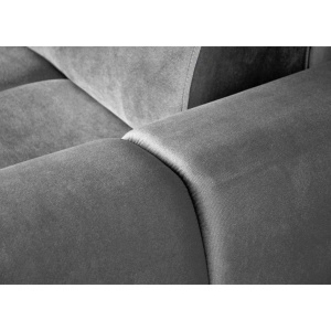 COLTAR MODERN DEOSEBIT, GOMEZ STANGA 267CM, DIN CATIFEA DE CULOARE GRI DESCHIS, CONFORT SPORIT - Img 8