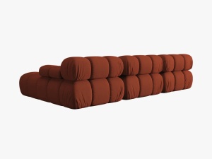 COLTAR MODULAR BELLIS, DREAPTA, 3 LOCURI, 285 CM, SCORTISOARA 44, TAPITERIE DIN CATIFEA 3D, DESIGN DEOSEBIT - Img 2