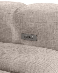 COLTAR MODULAR MARINO BEJ, CONFECTIONAT DIN SPUMA, ARCURI, TEXTIL, STIL MODERN - Img 8